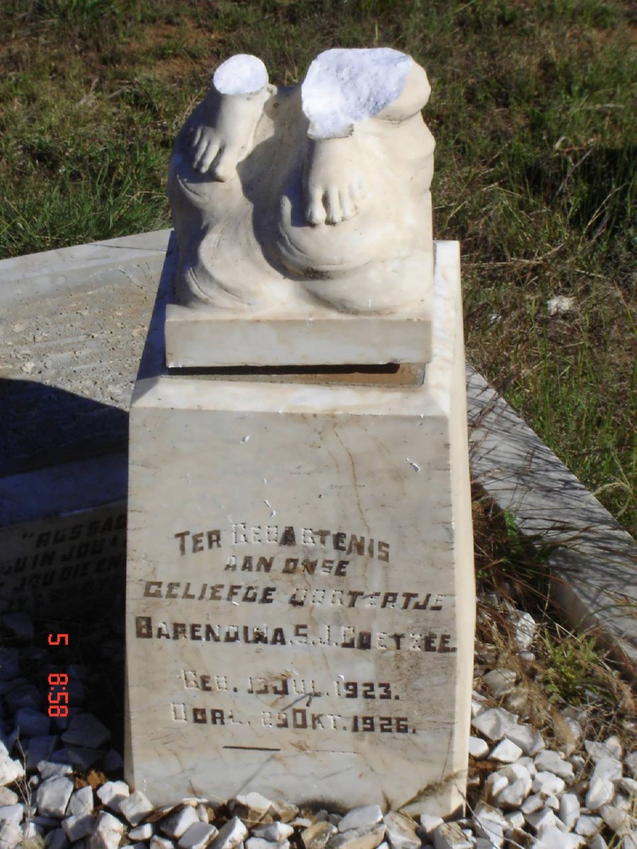 COETZEE Barendina S.J. 1923-1926