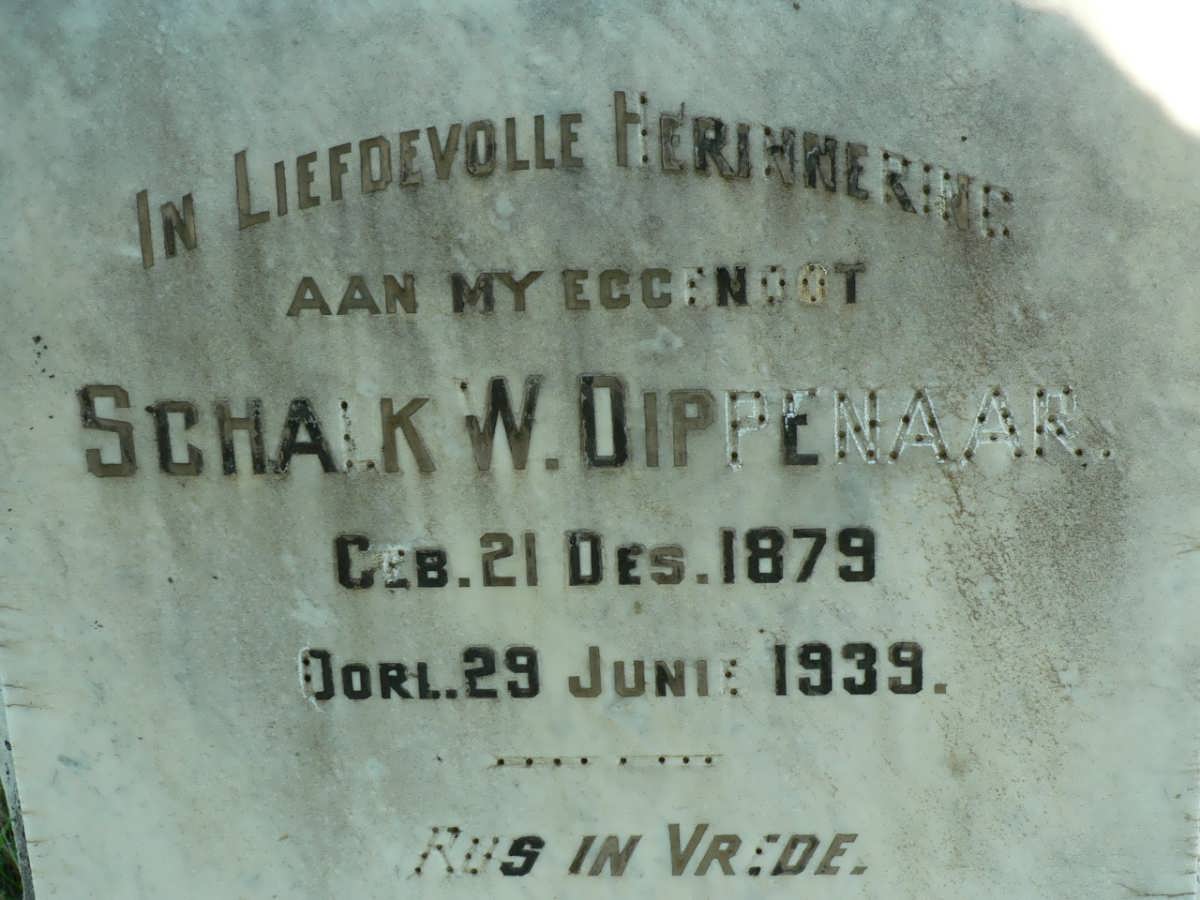 DIPPENAAR Schalk W. 1879-1939
