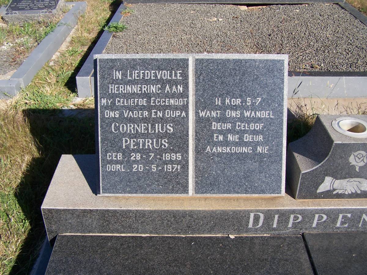 DIPPENAAR Cornelius Petrus 1895-1971 