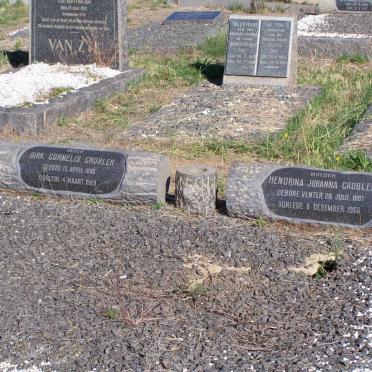 GROBLER Dirk Cornelis 1895-1969 &amp; Hendrina Johanna VENTER 1897-1966