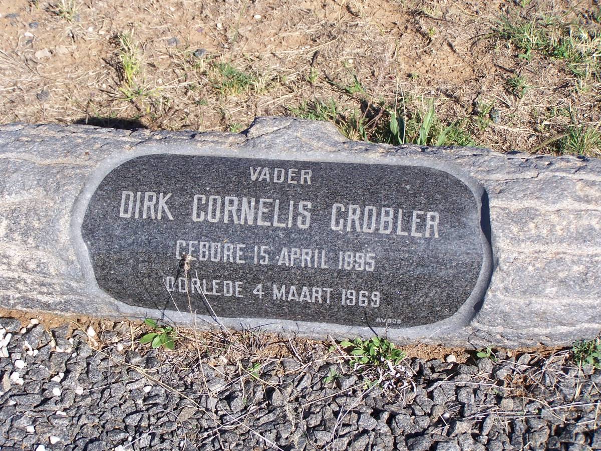 GROBLER Dirk Cornelis 1895-1969