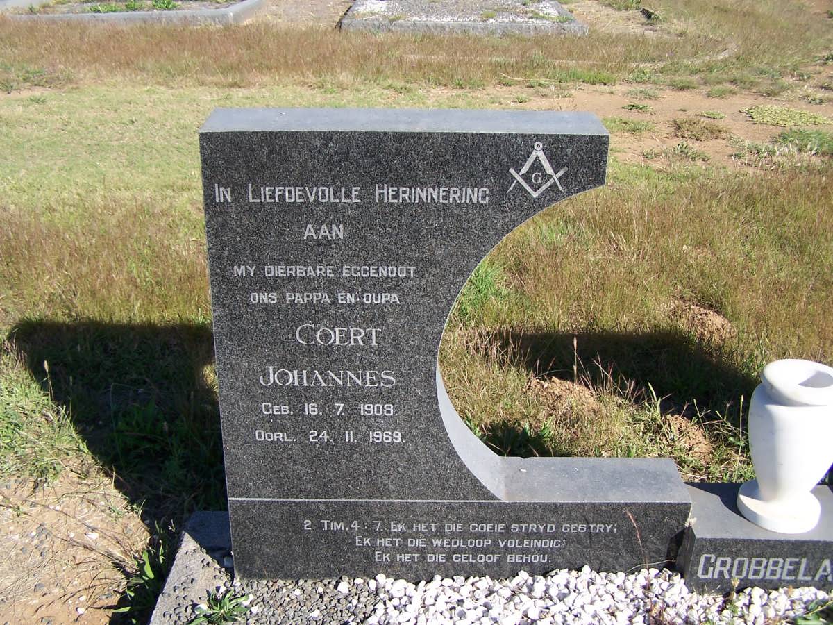 GROBBELAAR Coert Johannes 1908-1969 