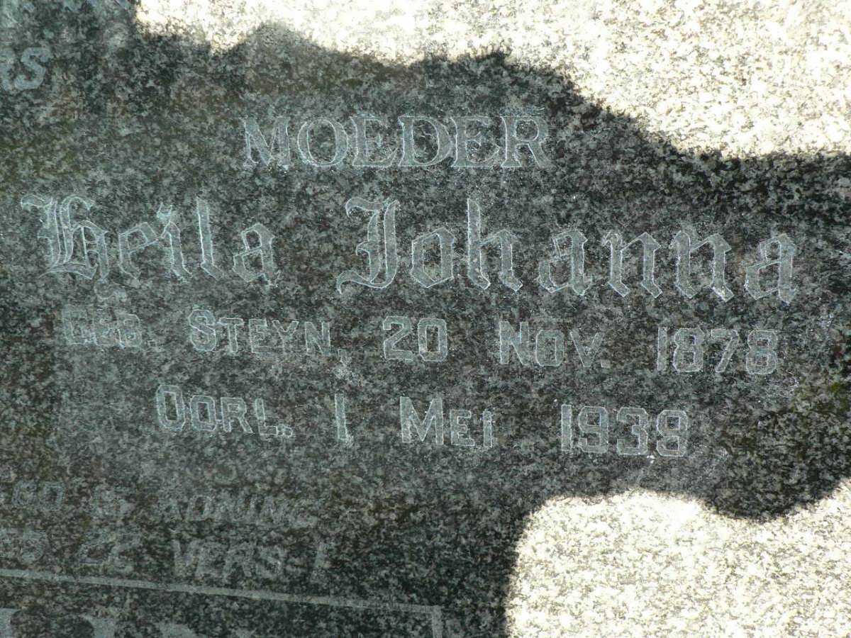 GREYLING Heila Johanna 1878-1938