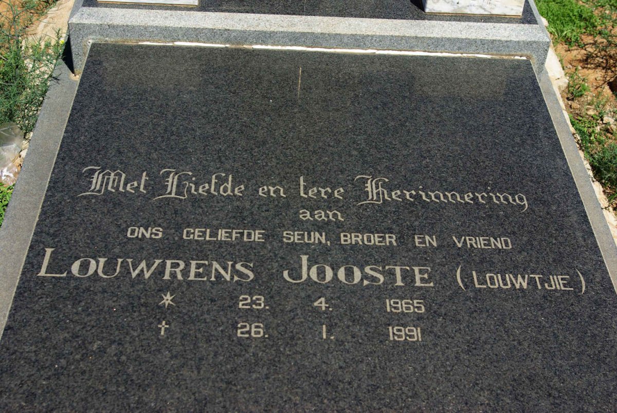 JOOSTE Louwrens 1965-1991