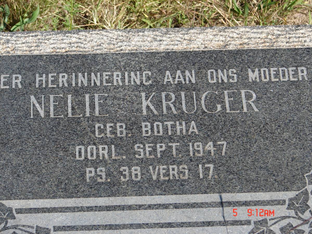 KRUGER Nelie nee BOTHA -1947