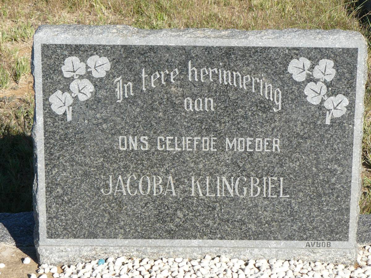 KLINGBIEL Jacoba