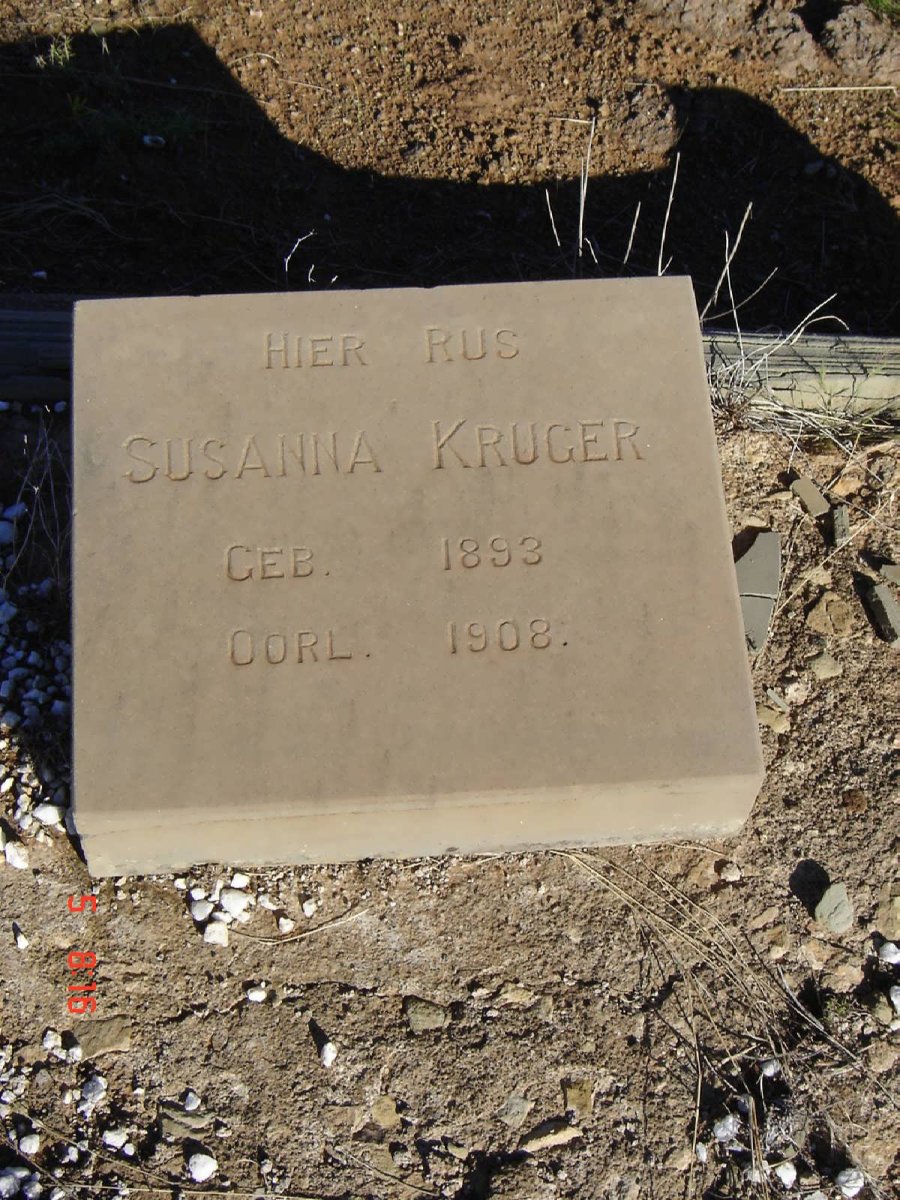 KRUGER Elizabeth 1891-1910