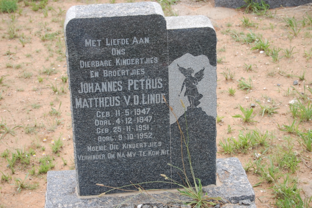 LINDE Johannes Petrus, v.d. 1947-1947 :: v.d. LINDE Mattheus 1951-1952
