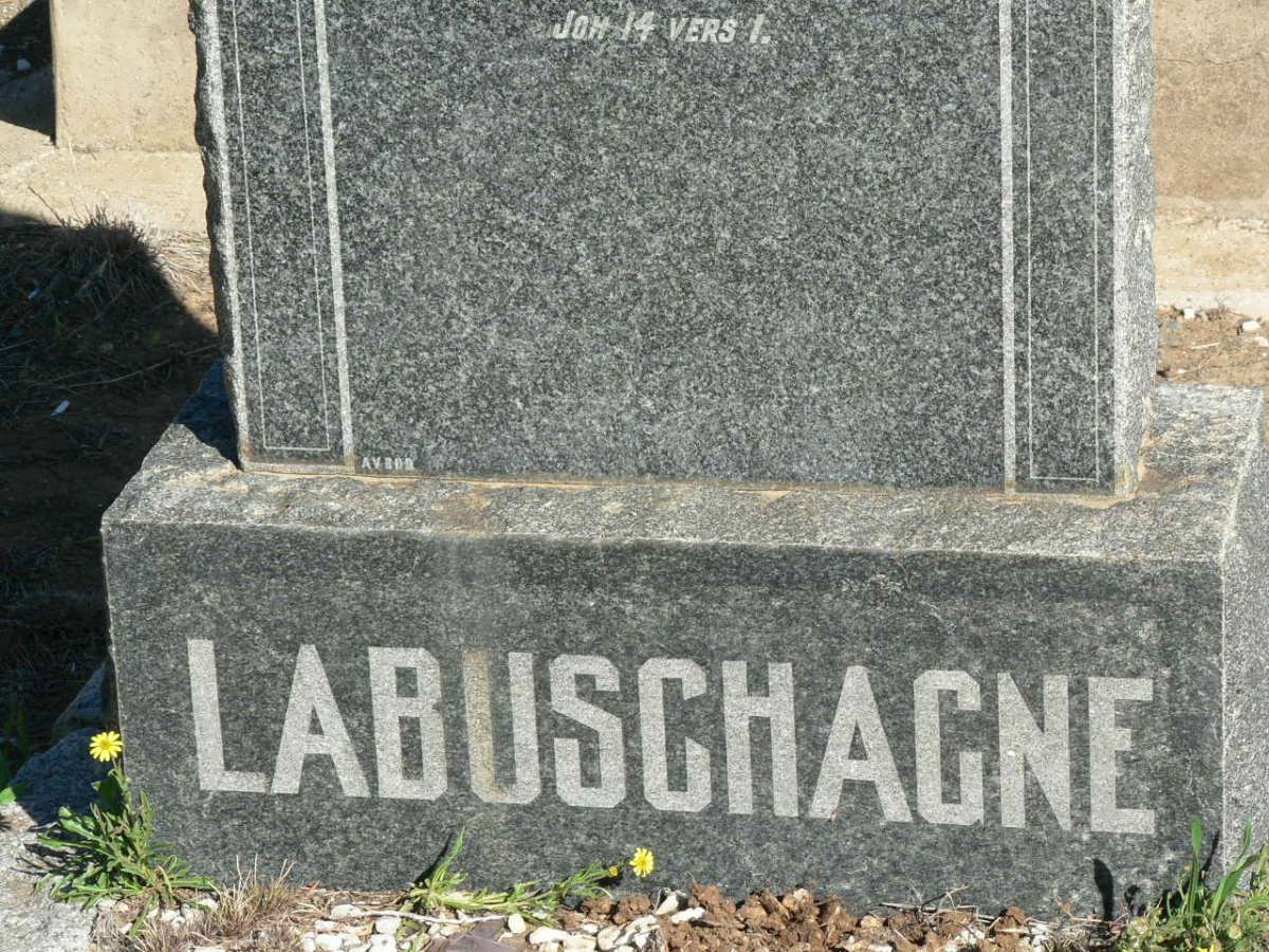 LABUSCHAGNE Andries Nicolaas 1919-1940