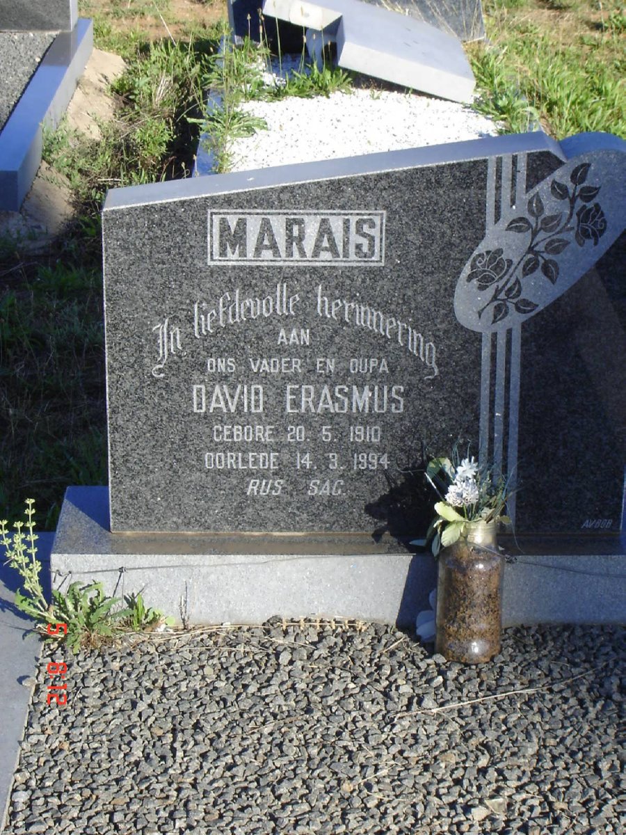 MARAIS David Erasmus 1910-1994