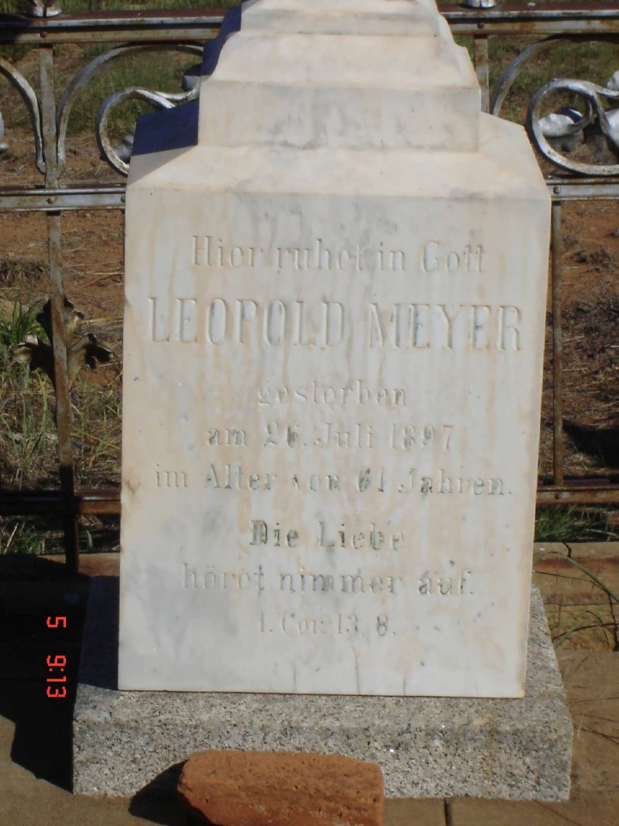 MEYER Leopold  -1897