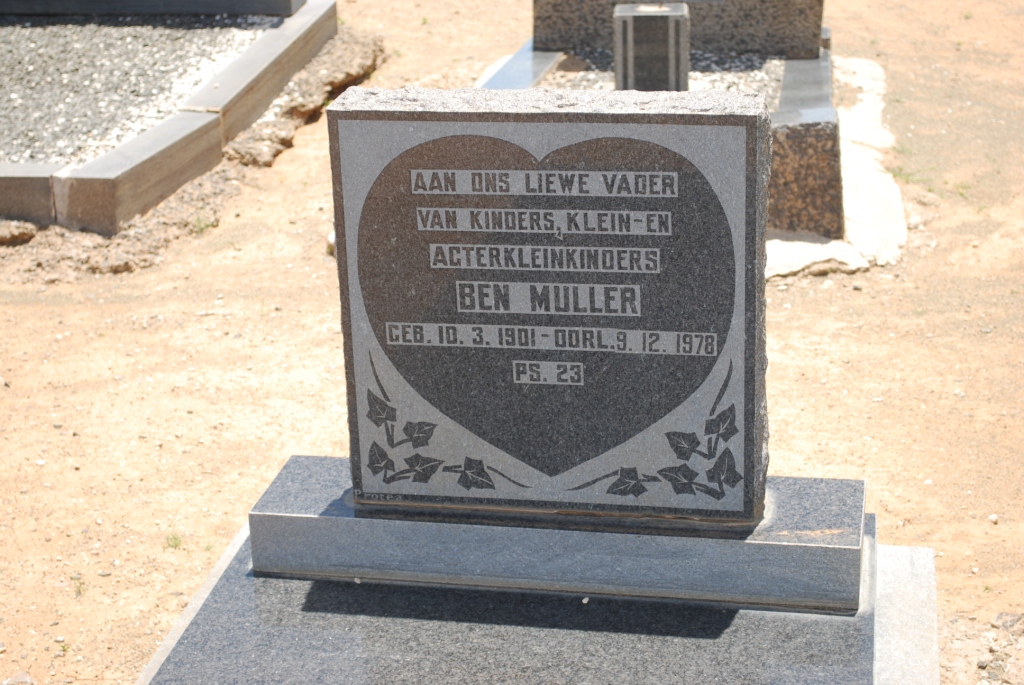 MULLER Ben 1901-1978