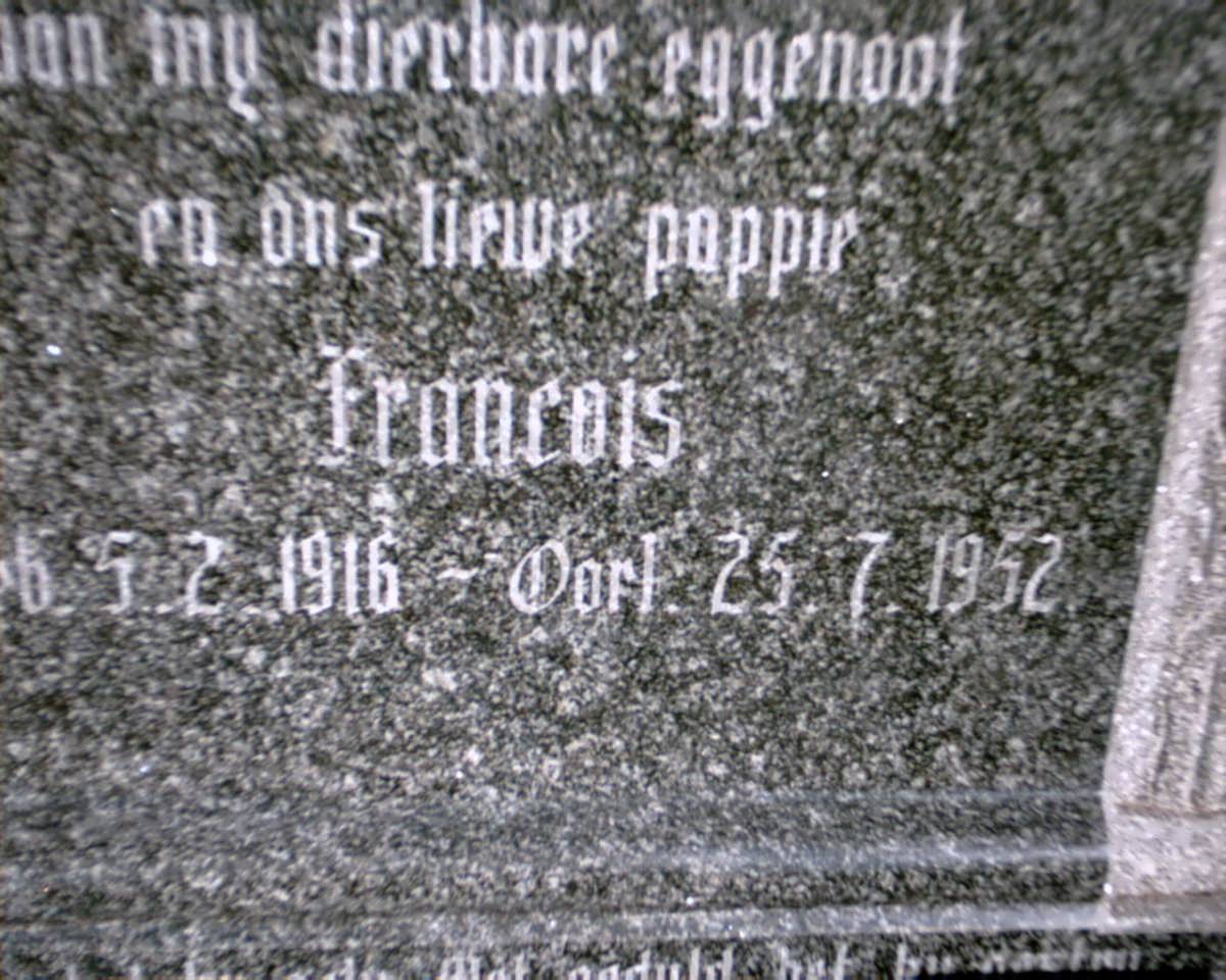 MAARTENS Francois 1916-1952