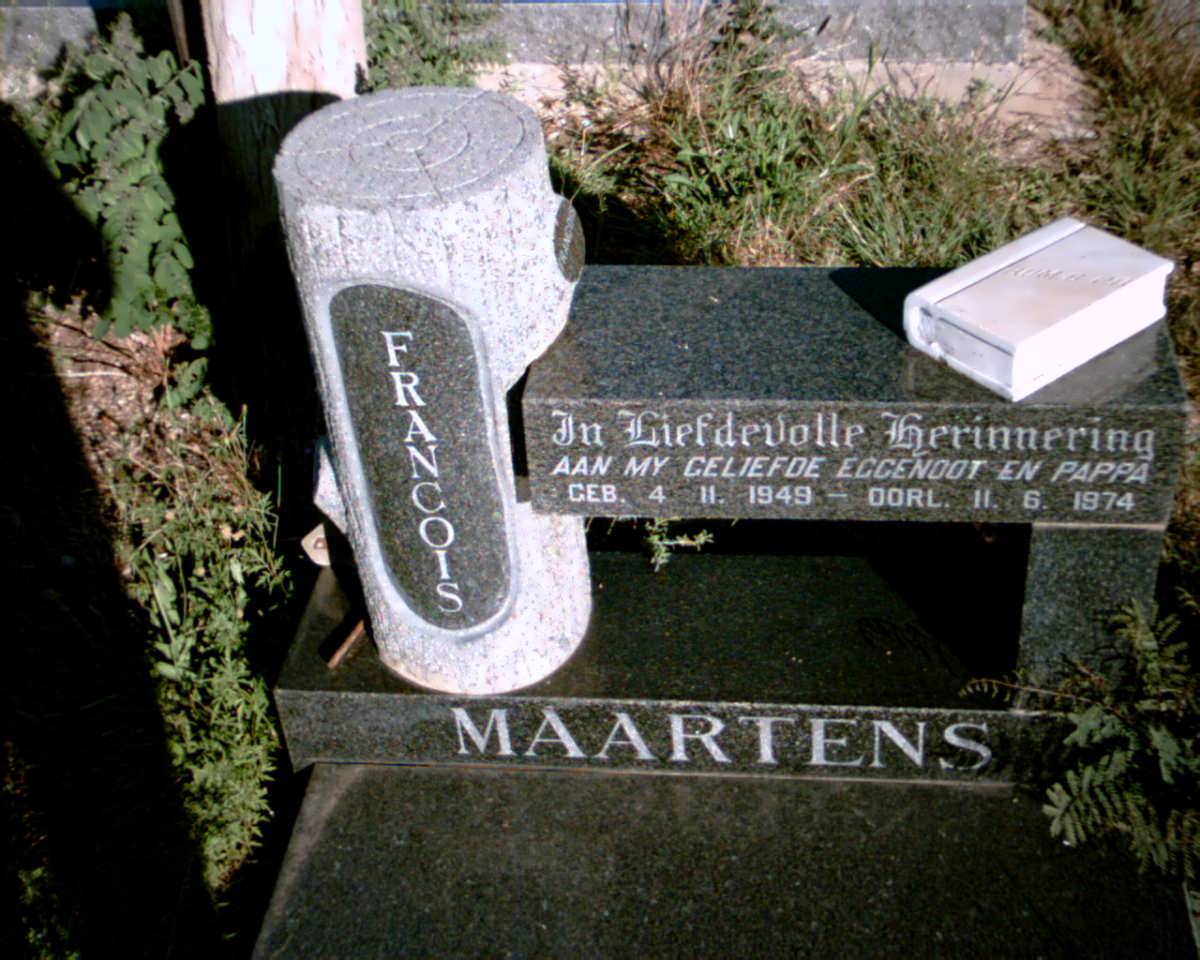 MAARTENS Francois 1949-1974