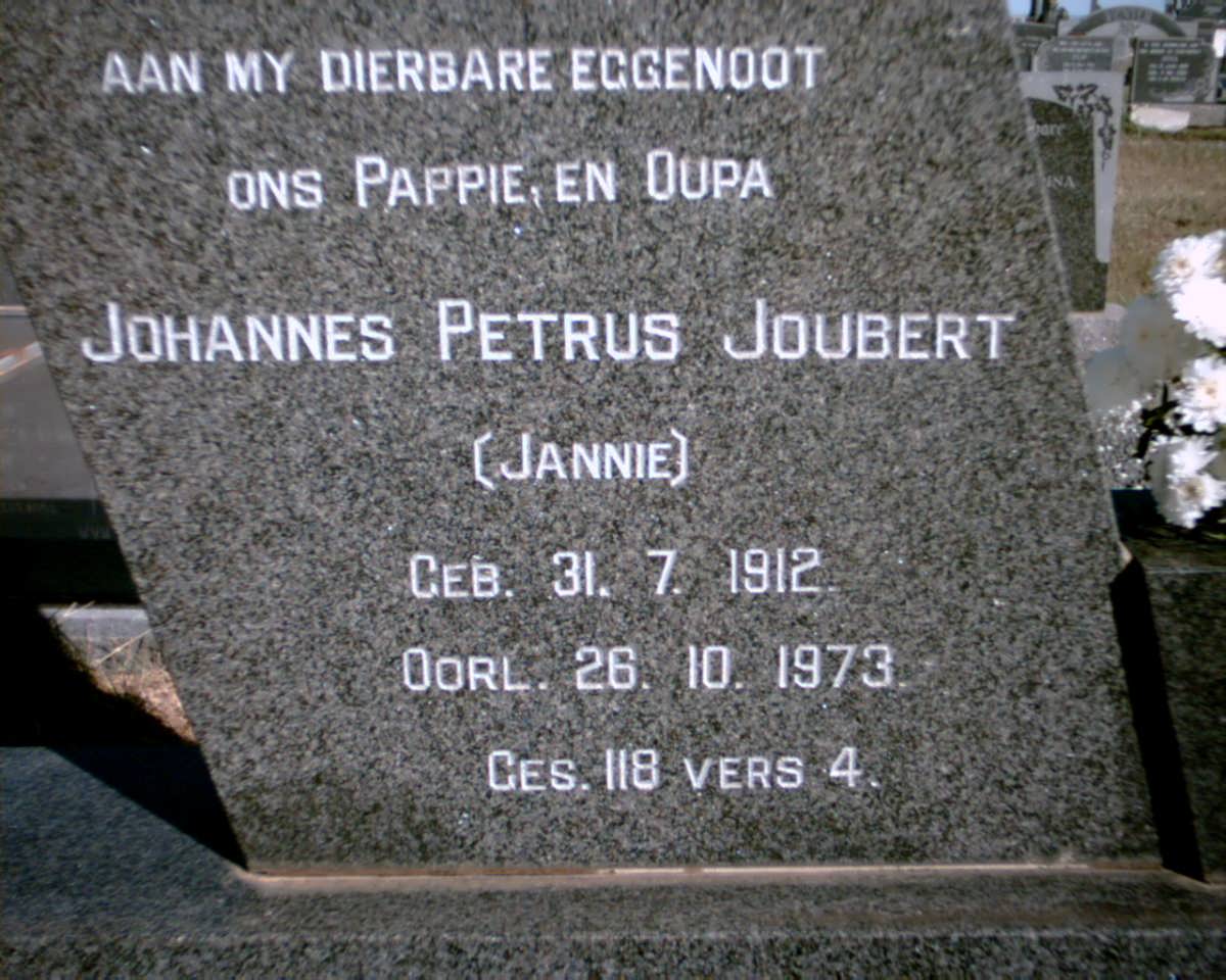 MARAIS Johannes Petrus Joubert 1912-1973