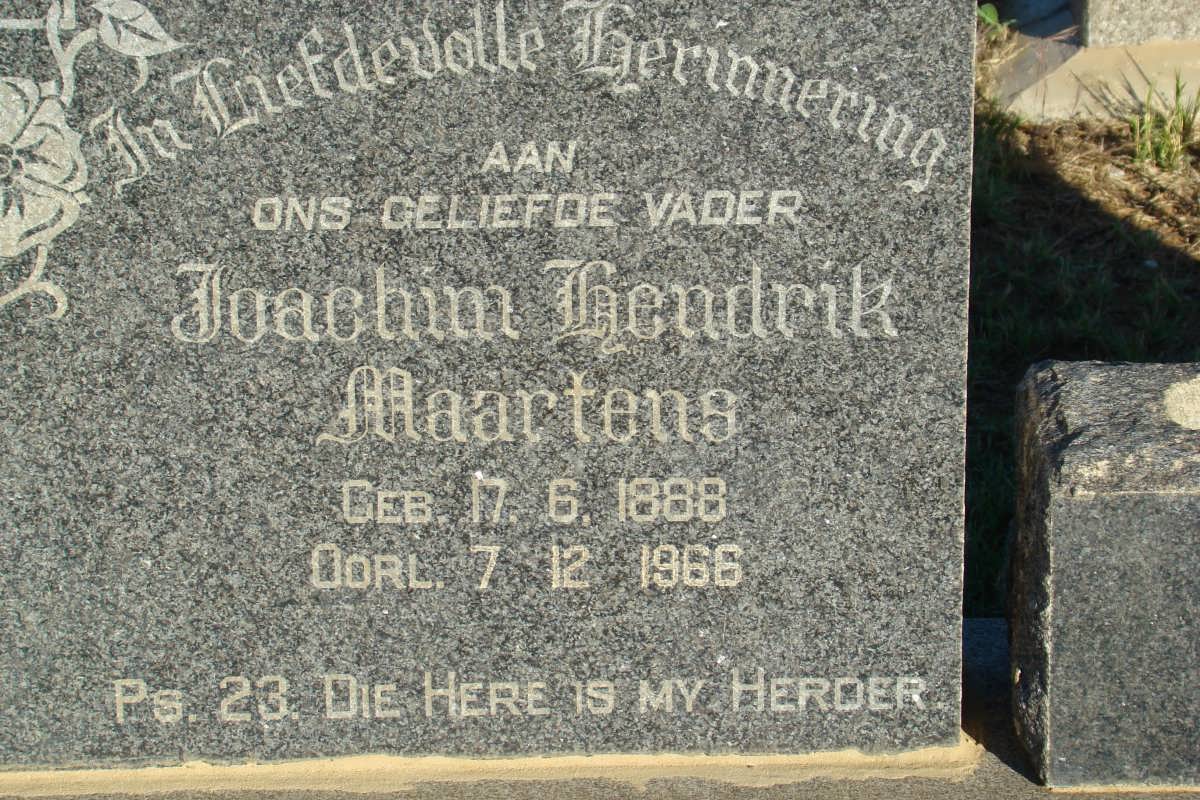 MAARTENS Joachim Hendrik 1888-1966