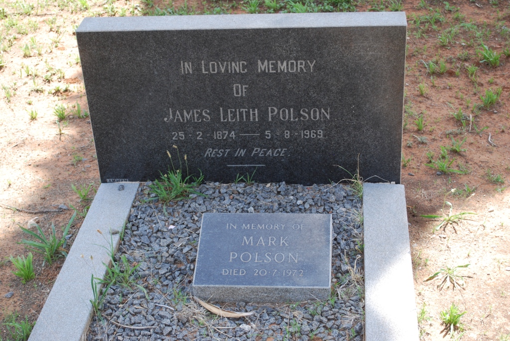 POLSON James Leith 1874-1969 :: POLSON Mark -1972