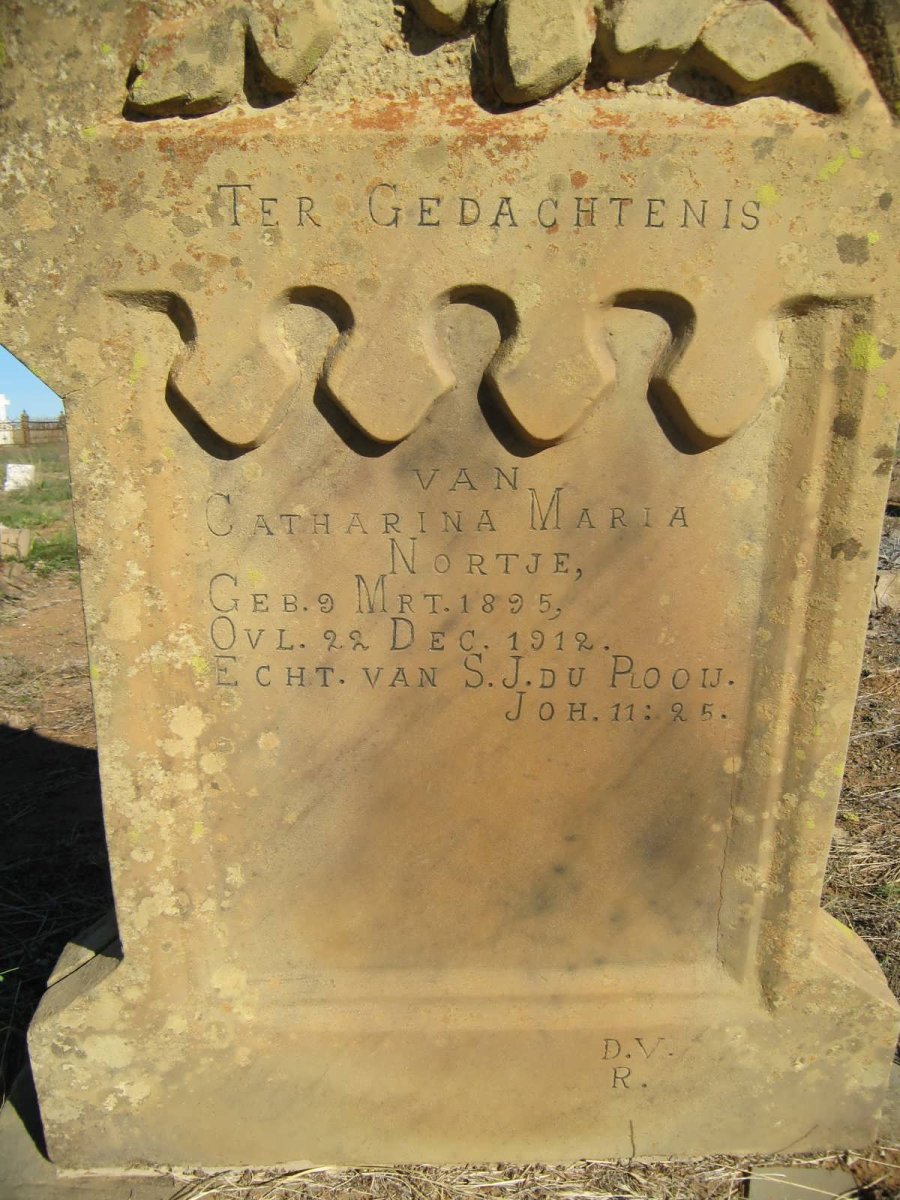 PLOOIJ Catharina Maria, du nee NORTJE 1895-1912 