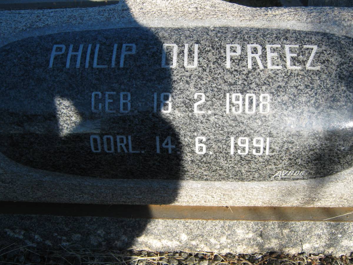 PREEZ Philip, du 1908-1991