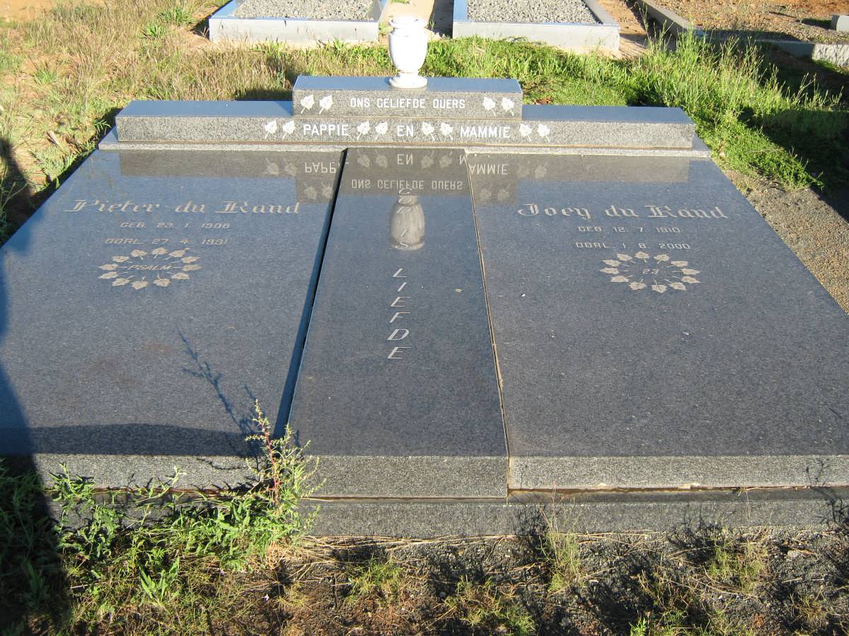 RAND Pieter, du 1908-1991 &amp; Joey 1910-2000