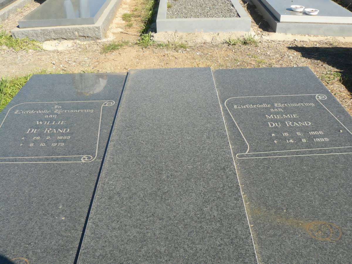 RAND Willie, du 1889-1979 &amp; Miemie 1906-1995