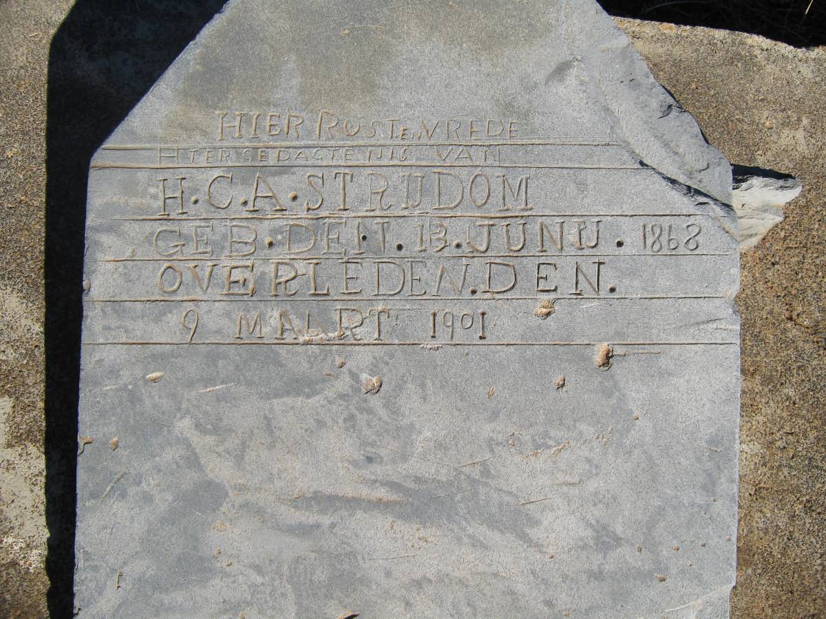 STRIJDOM H.C.A. 1868-1901