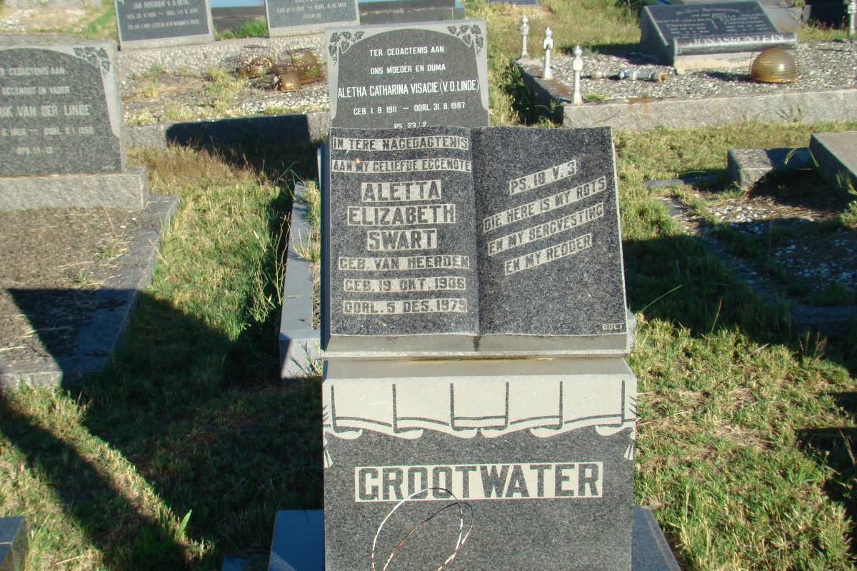 SWART Aletta Elizabeth nee VAN HEERDEN 1906-1975