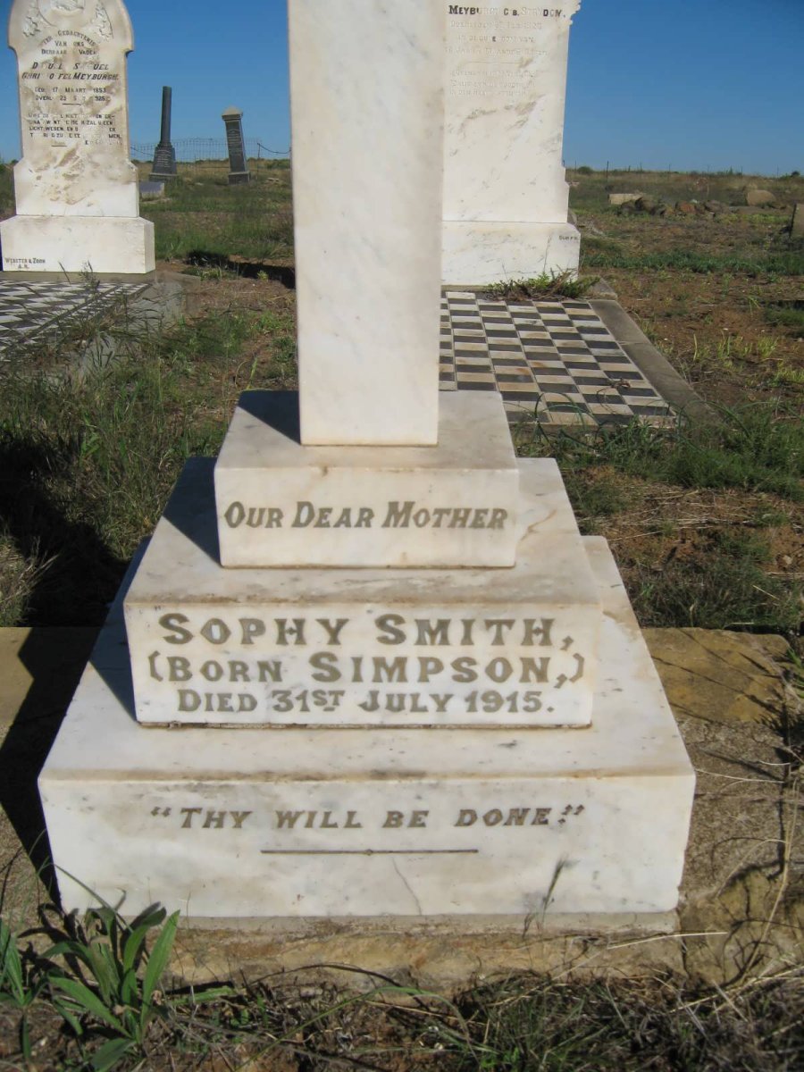 SMITH Sophy nee SIMPSON -1915