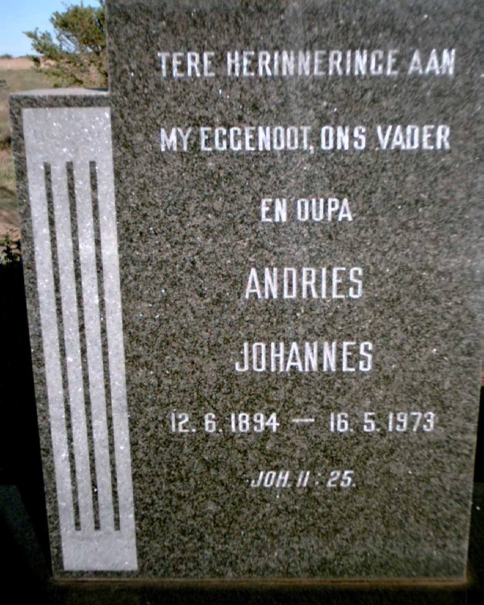 SCHLEBUSCH Andries Johannes 1894-1973 