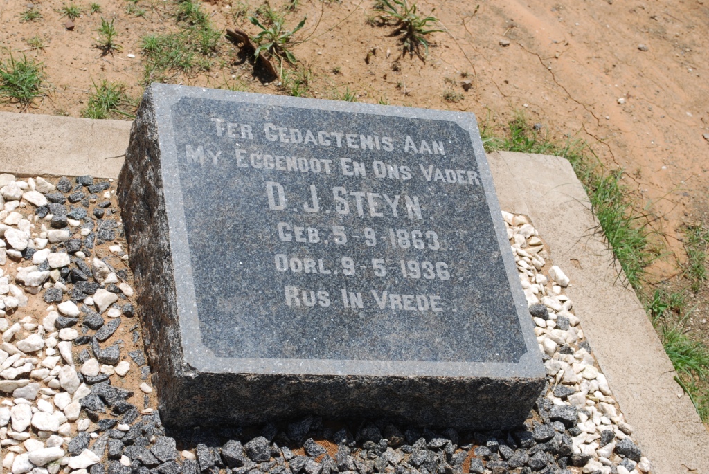 STEYN D.J. 1863-1936