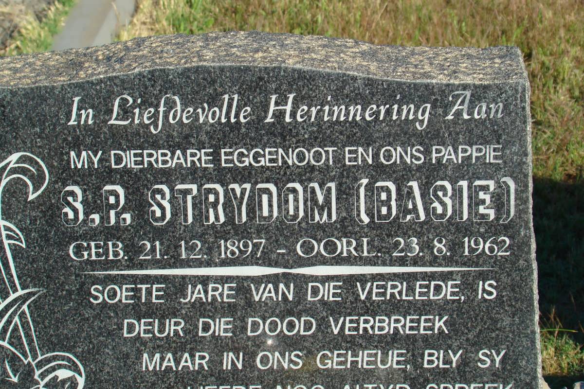 STRYDOM S.P. 1897-1962