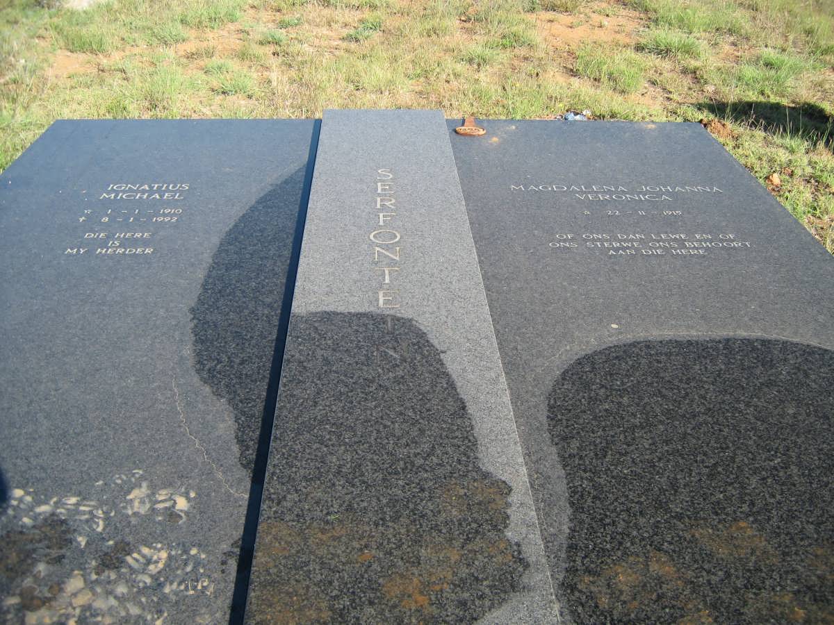 SERFONTEIN Ignatius Michael 1910-1992 &amp; Magdalena Johanna Veronica 1915-