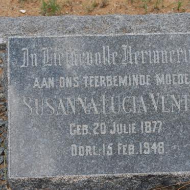 VENTER Susanna Lucia 1877-1948