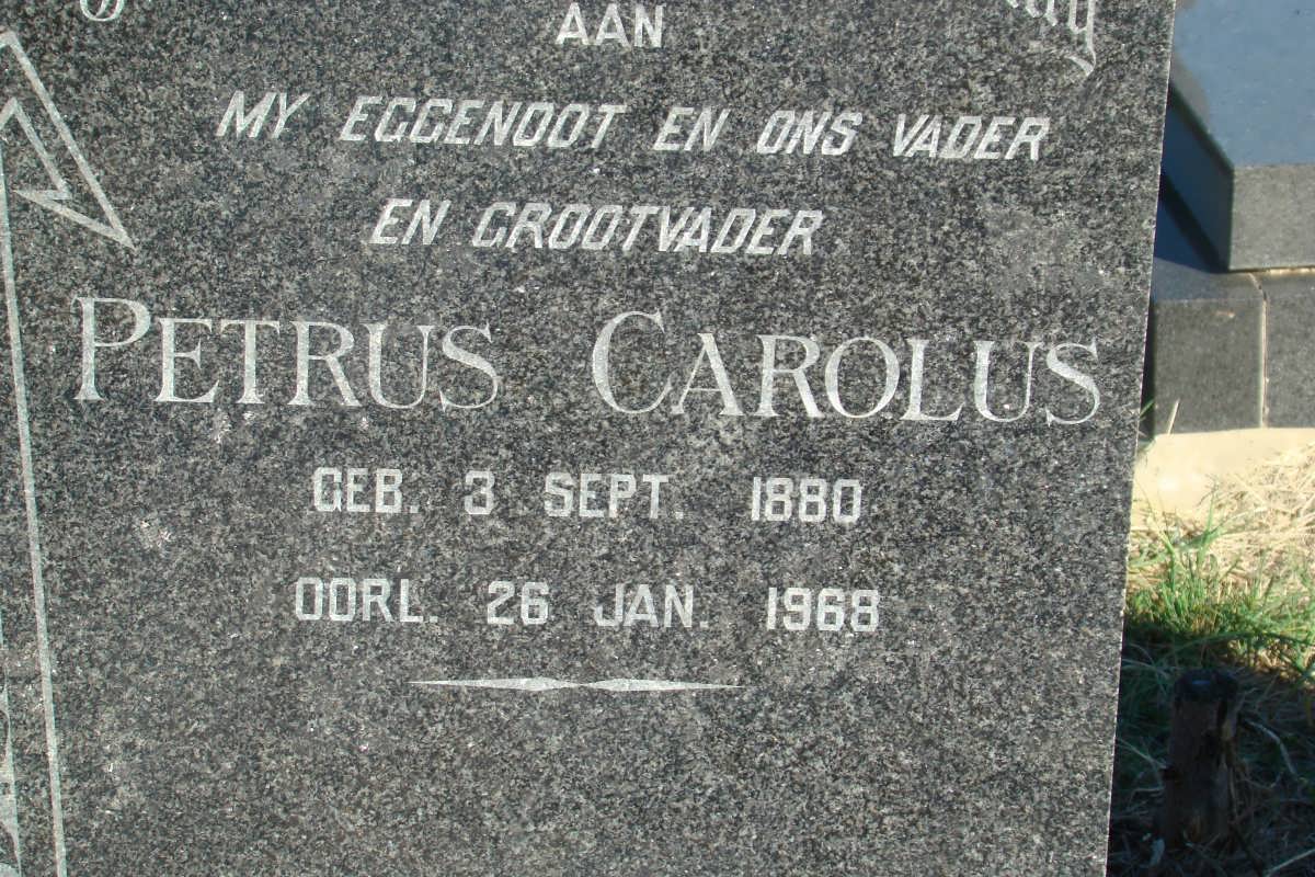 VENTER Petrus Carolus 1880-1968