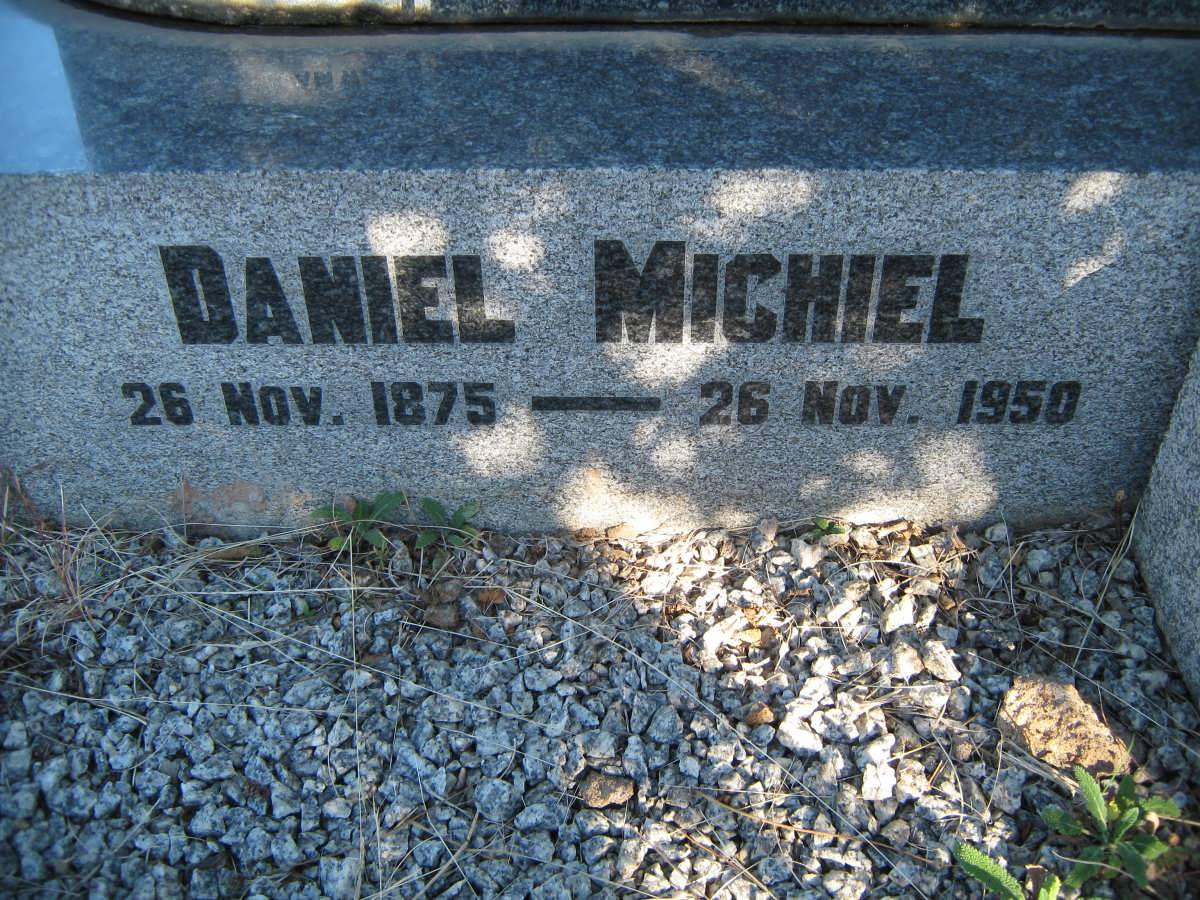 VENTER Daniel Michiel 1875-1950 