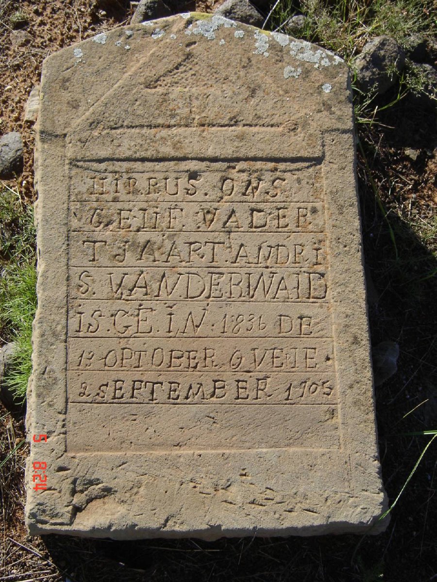 WALT Tjaart Andris, van der 1836-1905
