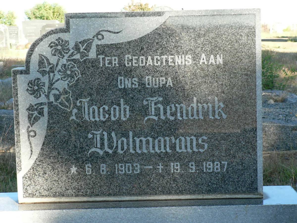 WOLMARANS Jacob Hendrik 1903-1987