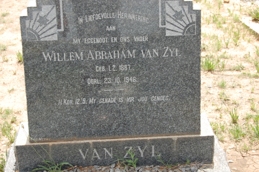 ZYL Willem Abraham, van 1887-1946