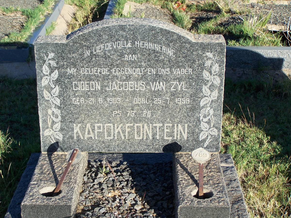 ZYL Gideon Jacobus, van 1903-1959