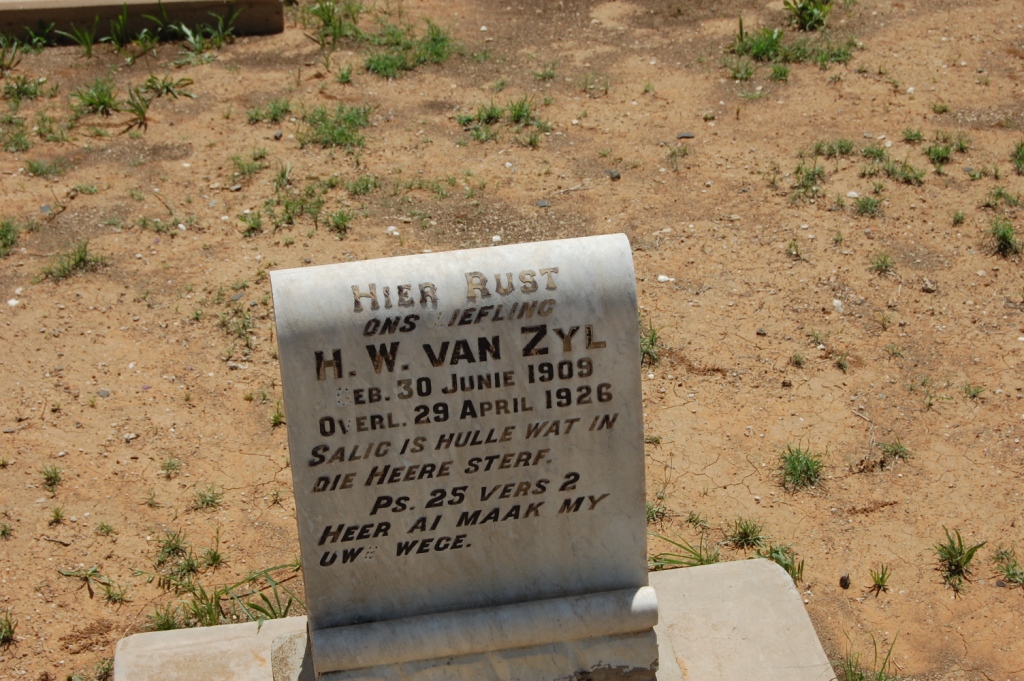 ZYL H.W., van 1909-1926