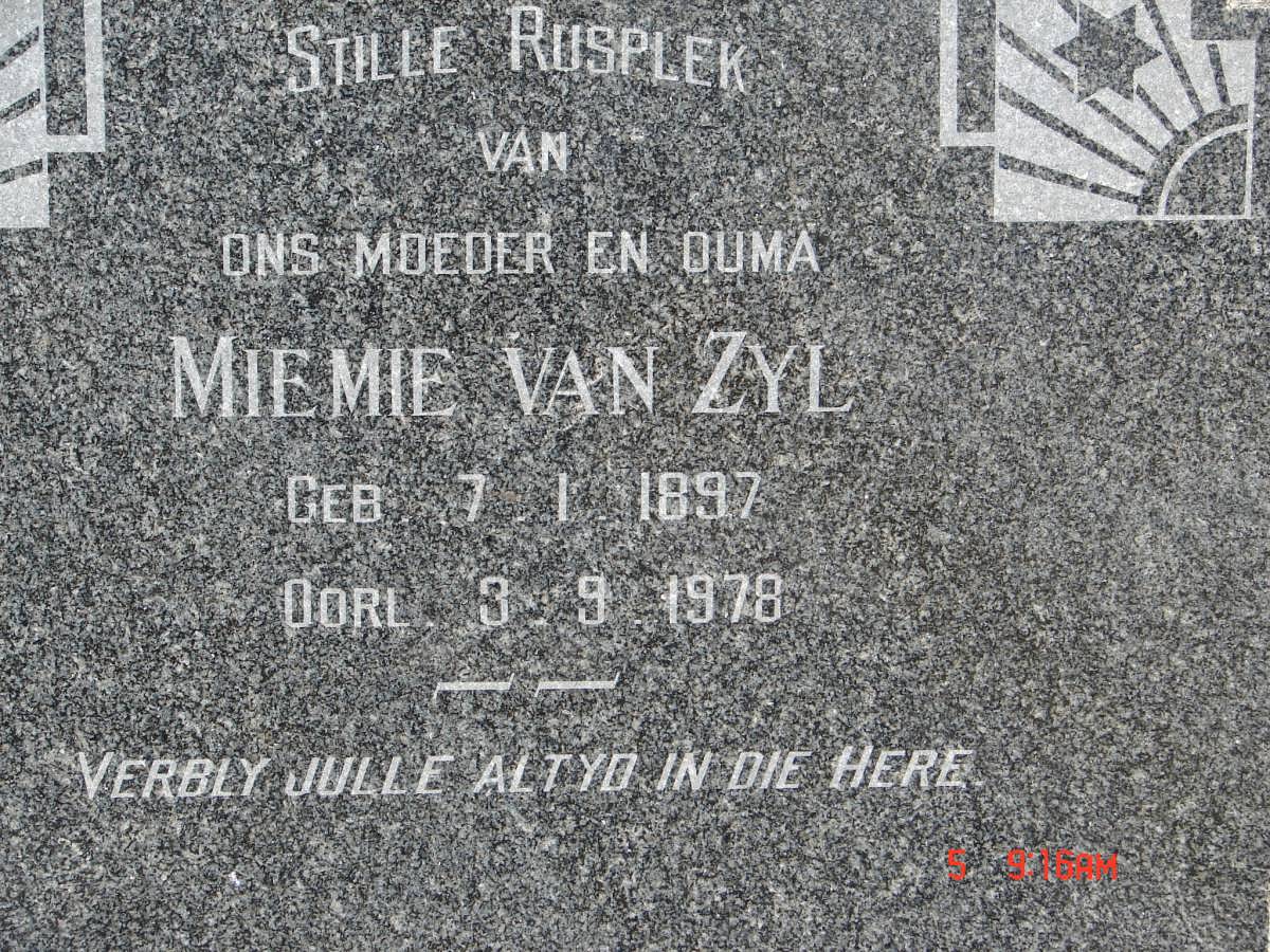 ZYL Miemie, van 1897-1978