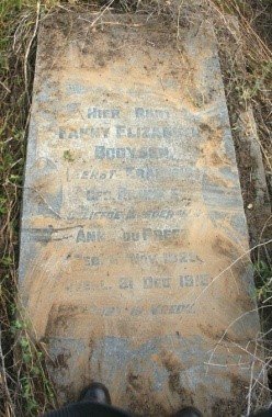 BOOYSEN Fanny Elizabeth nee PRINGLE voorheen ERASMUS 1829-1913