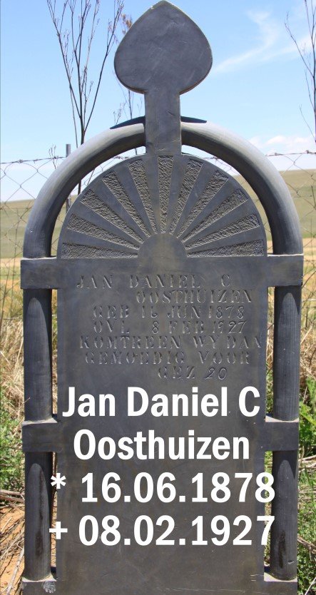 OOSTHUIZEN Jan Daniel C. 1878-1927