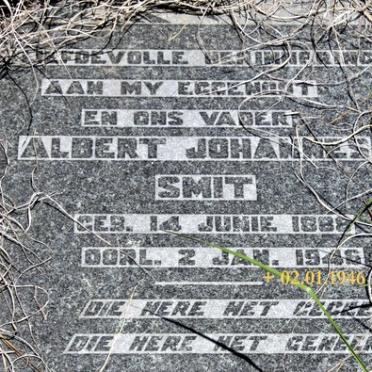 Free State, REITZ district, Smitsrust 127, farm cemetery