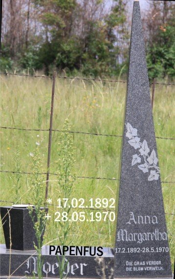 PAPENFUS Anna Margaretha 1892-1970