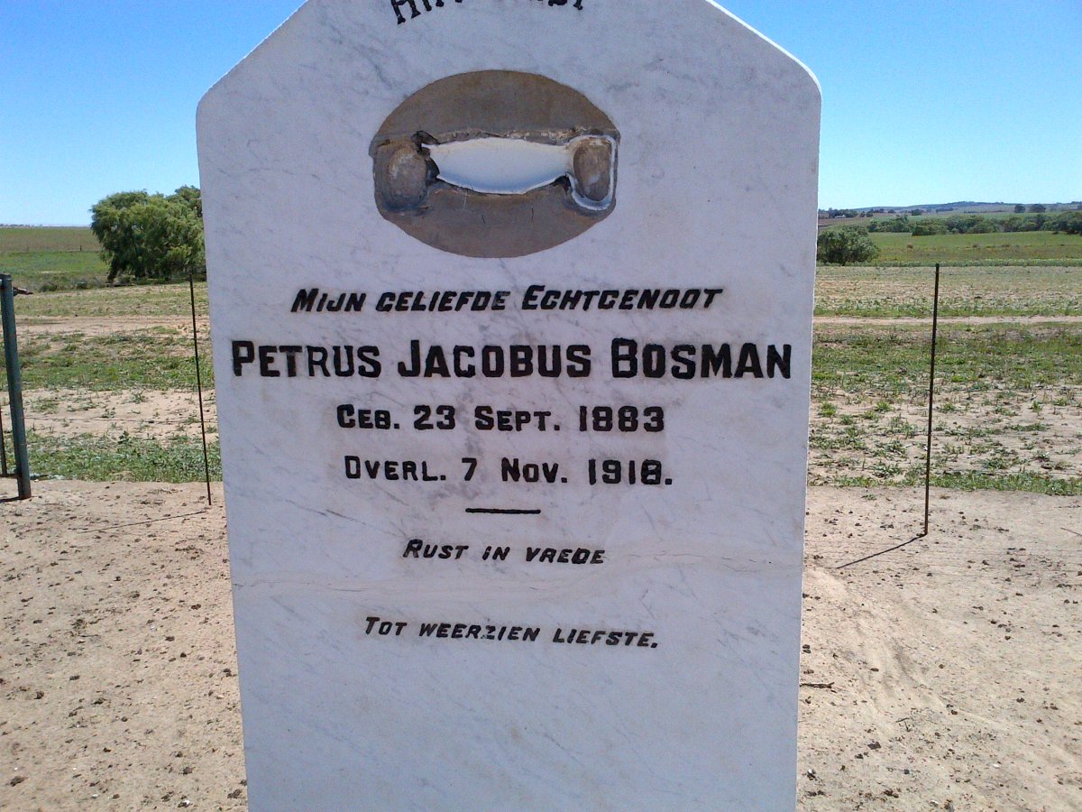 BOSMAN Petrus Jacobus 1883-1918