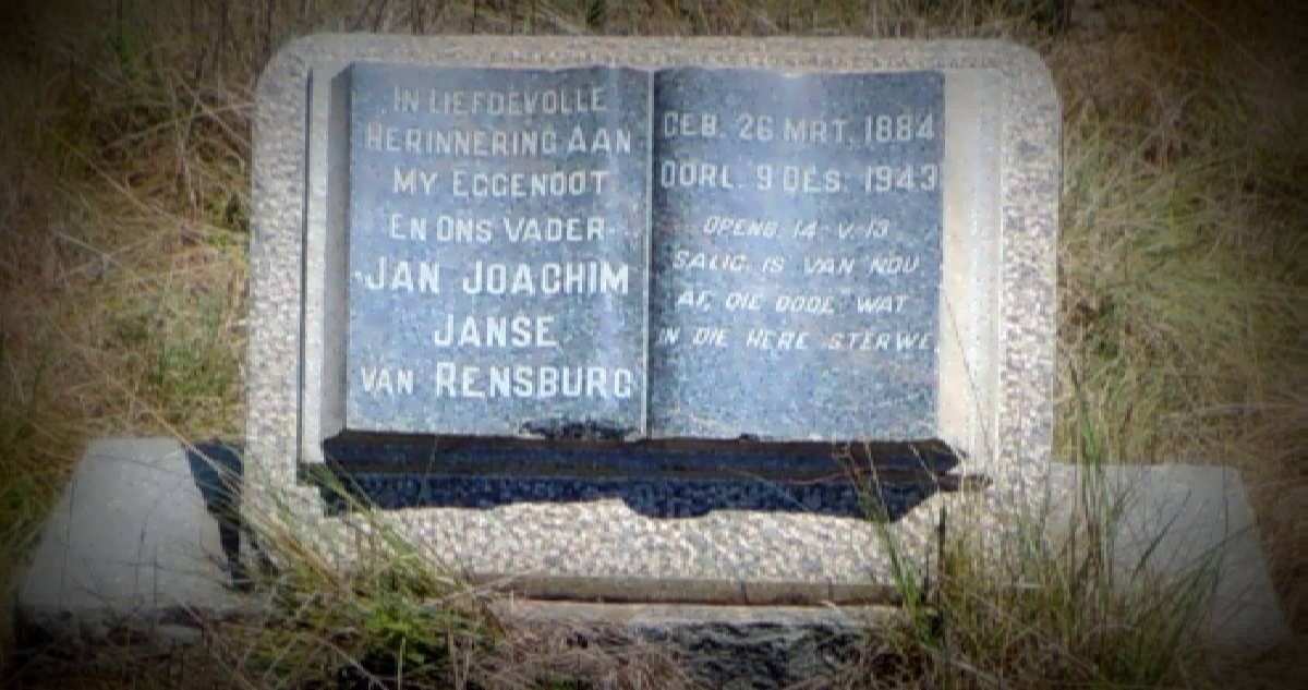 RENSBURG Jan Joachim, Janse van 1884-1943