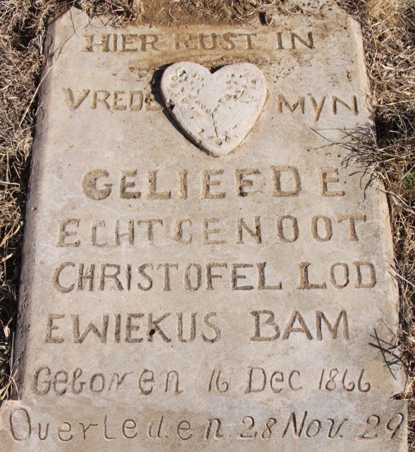 BAM Christofel Lodewiekus 1866-1929