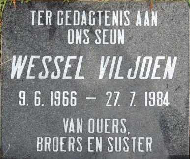 VILJOEN Wessel 1966-1984