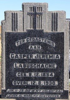 LABUSCHAGNE Casper Jeremia 1854-1930